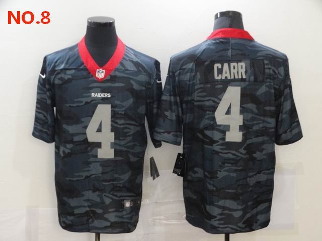 Men's Las Vegas Raiders 4 Derek Carr Jesey NO.8;